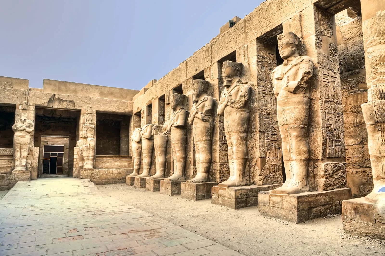Karnak Temple's grand columns